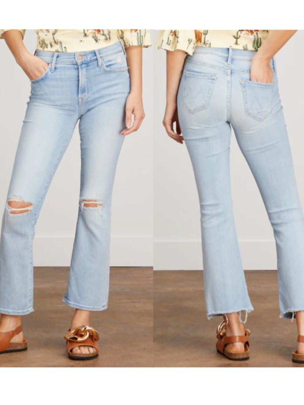 MOTHER The Outsider Ankle Chew Jean Size 31 NWT